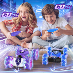 TinyFunz purple RC car sparks imaginative play during sessions