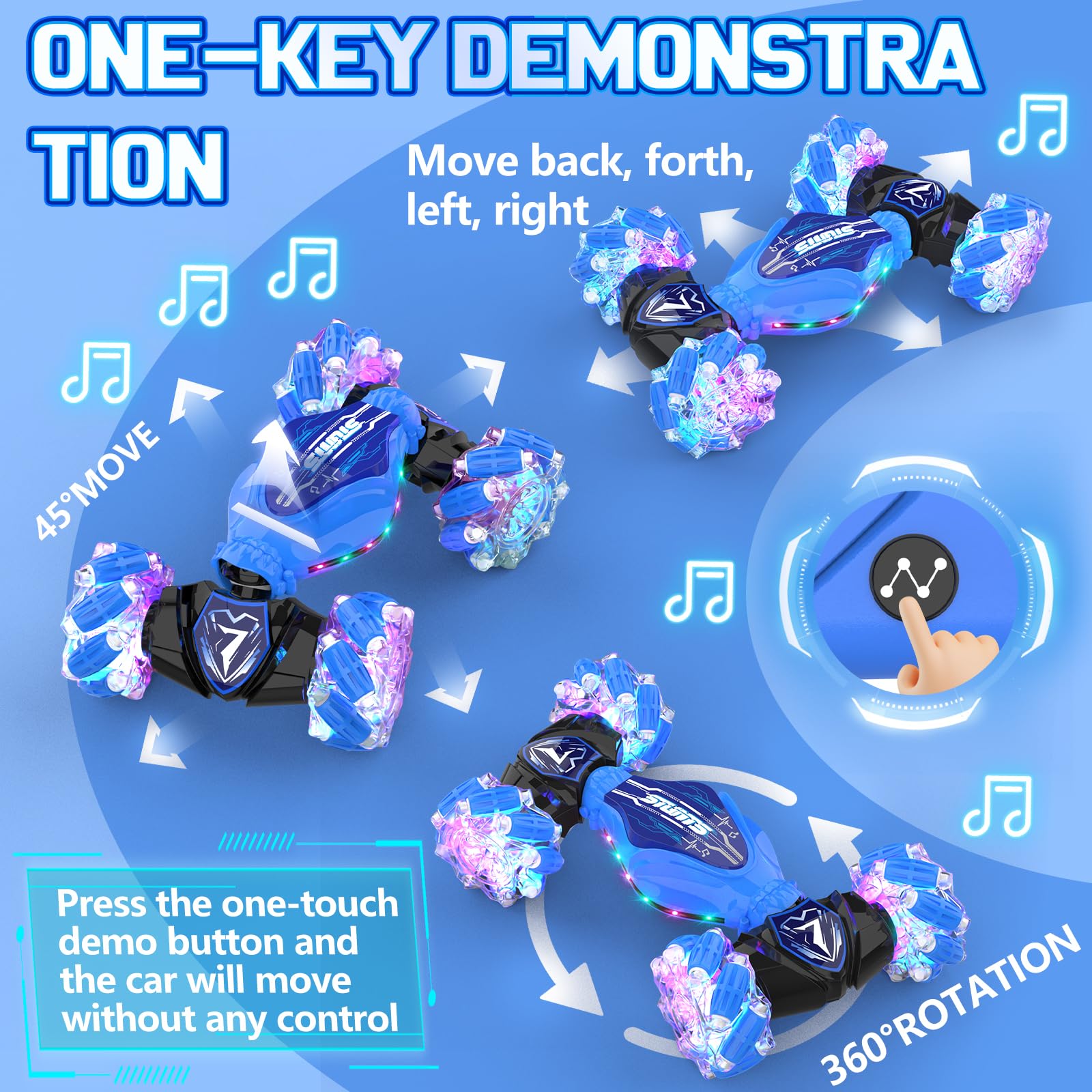 TinyFunz gesture-watch-control wrist action for hands-free fun