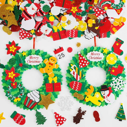 TINYFUTURE Christmas foam wreath base for home decorating and craft fun.
