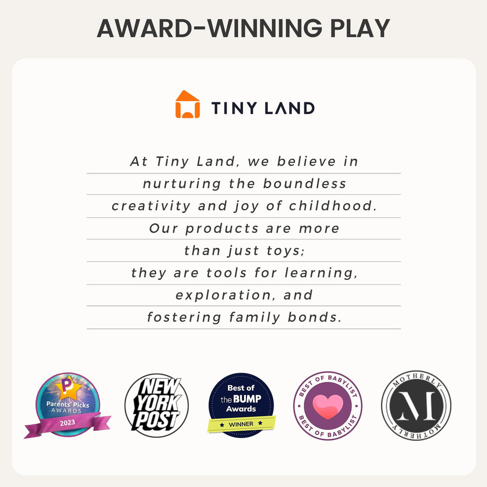 Tiny Land materials emphasize safety and sustainability for eco-conscious families.