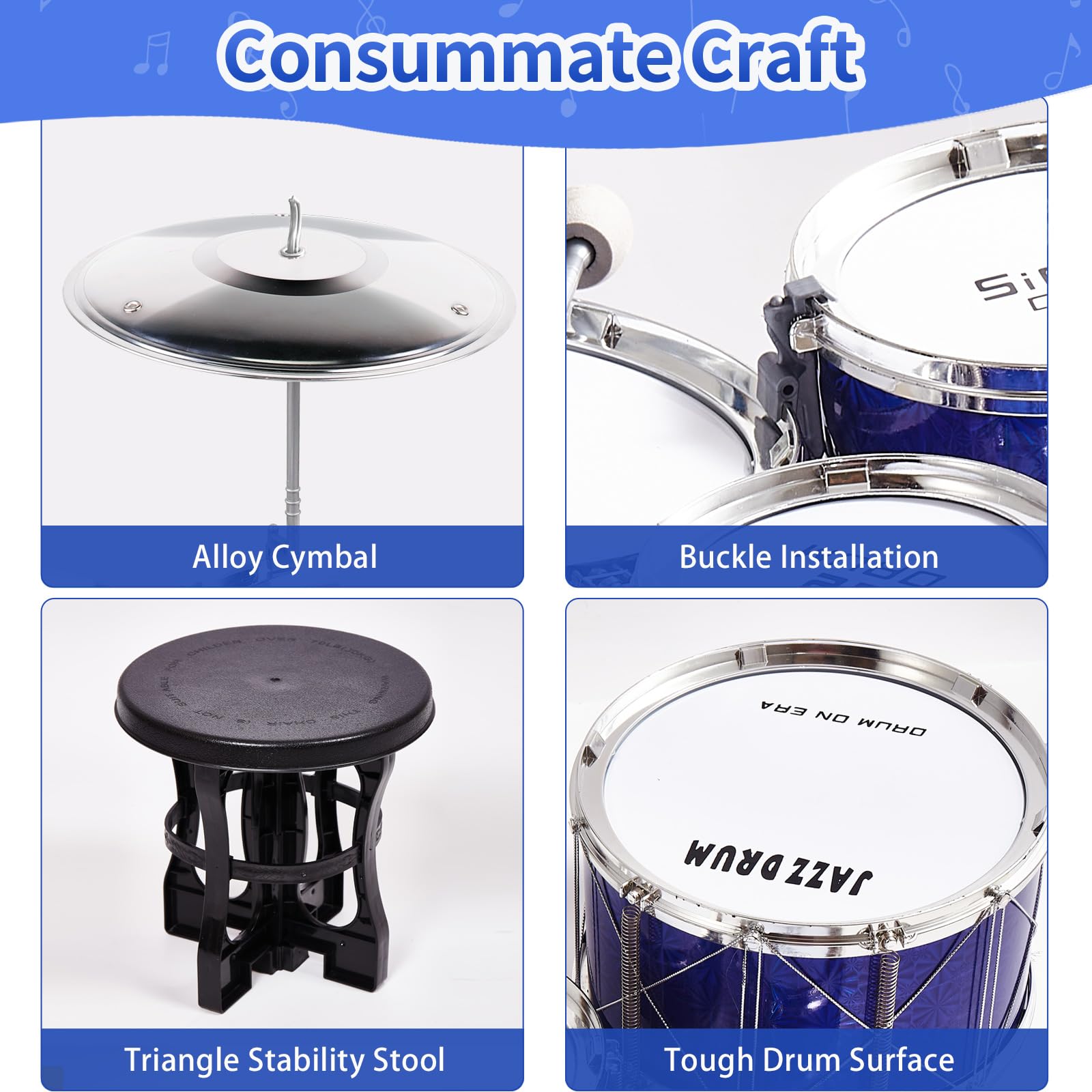Tinylife drum sticks enable confident rhythm practice and creative exploration.