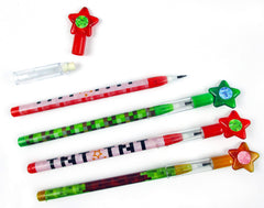 TINYMILLS Pixel Miner pencils featuring 11 pre-sharpened leads