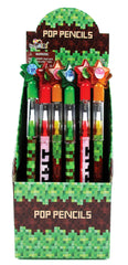 TINYMILLS Pixel Miner pencils with a stackable design for space-saving events