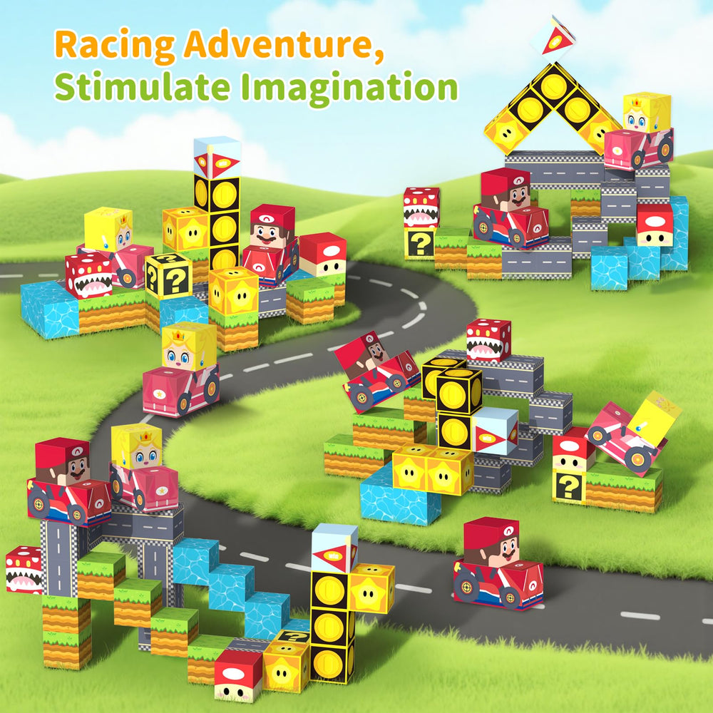 tinytrek tiles stacked to show building possibilities