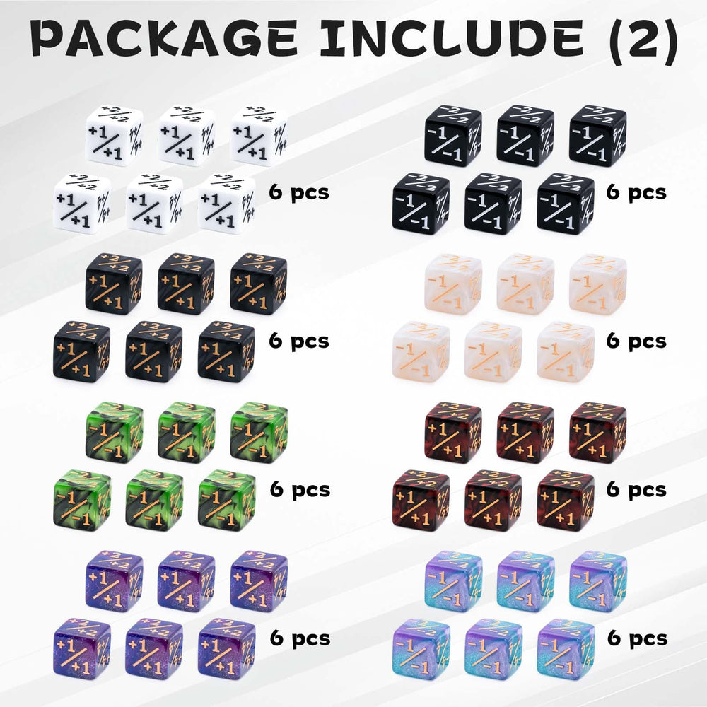 Tinzum MTG shield dice for clear counters during play