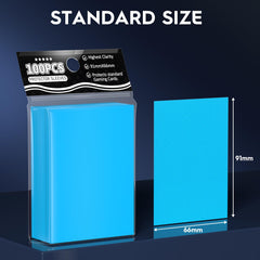 TiopLior 1000ct sleeves matte back view highlights color variety.