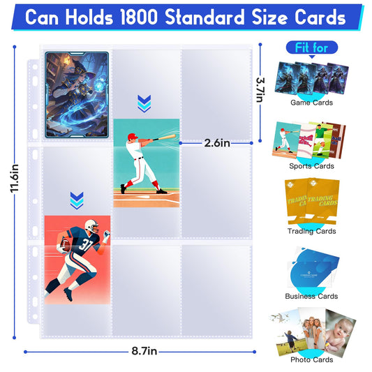 TiopLior 9-pocket page back view showing compact storage solution