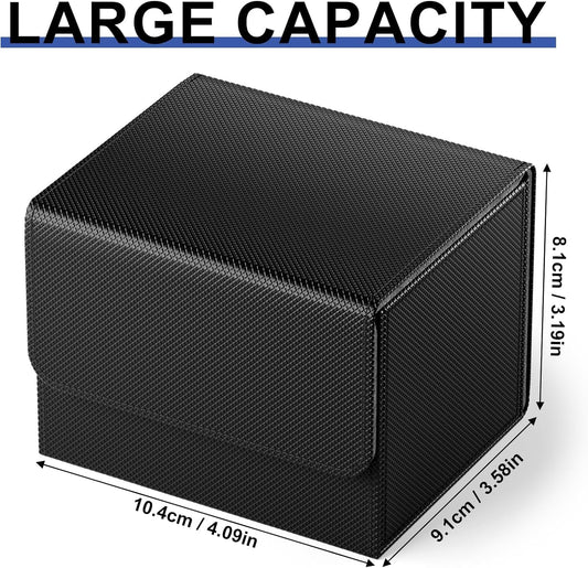 TiopLior black dividers organizing cards inside the deck boxes.