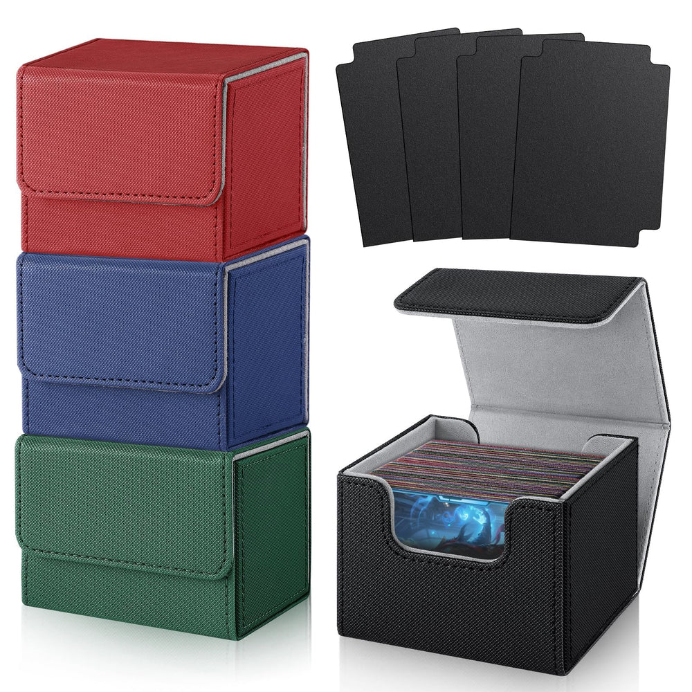TiopLior leather MTG deck box in horizontal design for organized card storage.