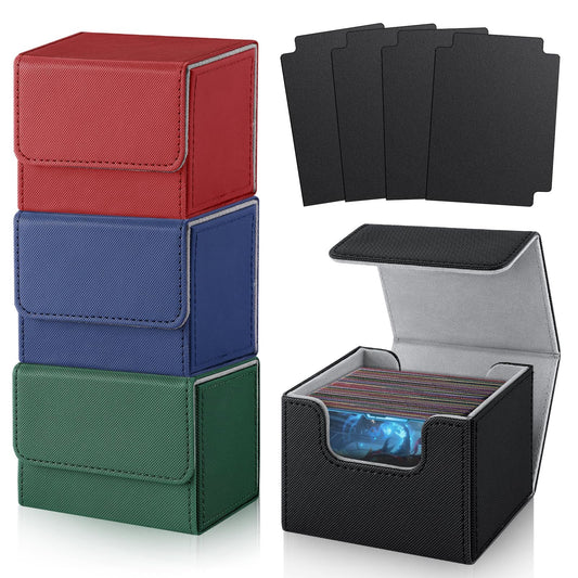 TiopLior leather MTG deck box in horizontal design for organized card storage.