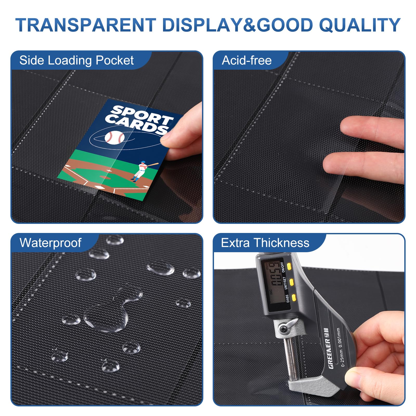 TiopLior transparent waterproof sleeve offers clear viewing and reliable protection.