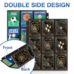 TiopLior universal-dimension page protector fits most 3-ring binders with secure pockets.