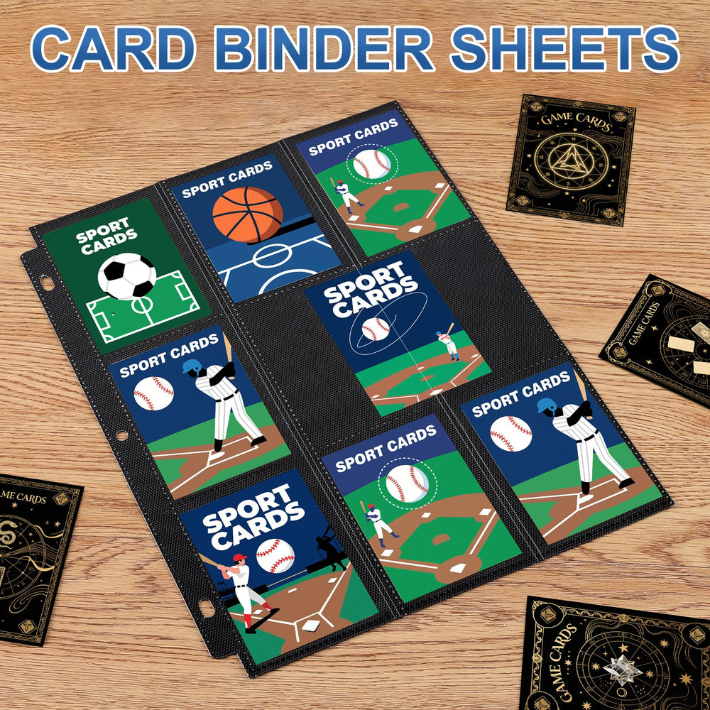 TiopLior wide-application sheet protectors suit sports, trading, and business cards.