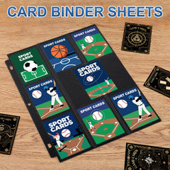 TiopLior wide-application sheet protectors suit sports, trading, and business cards.