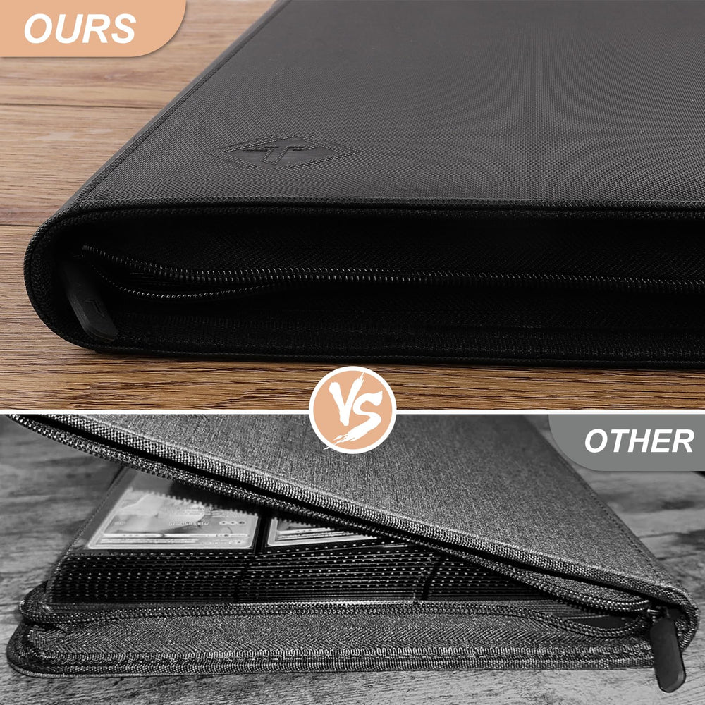 TiopLior Zip MTG binder in use on desk for collection organization