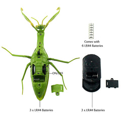 Tipmant RC Praying Mantis remote controller image for intuitive control.