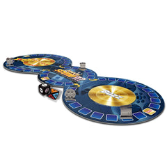 Tipsy Land metal game pieces add tactile play.