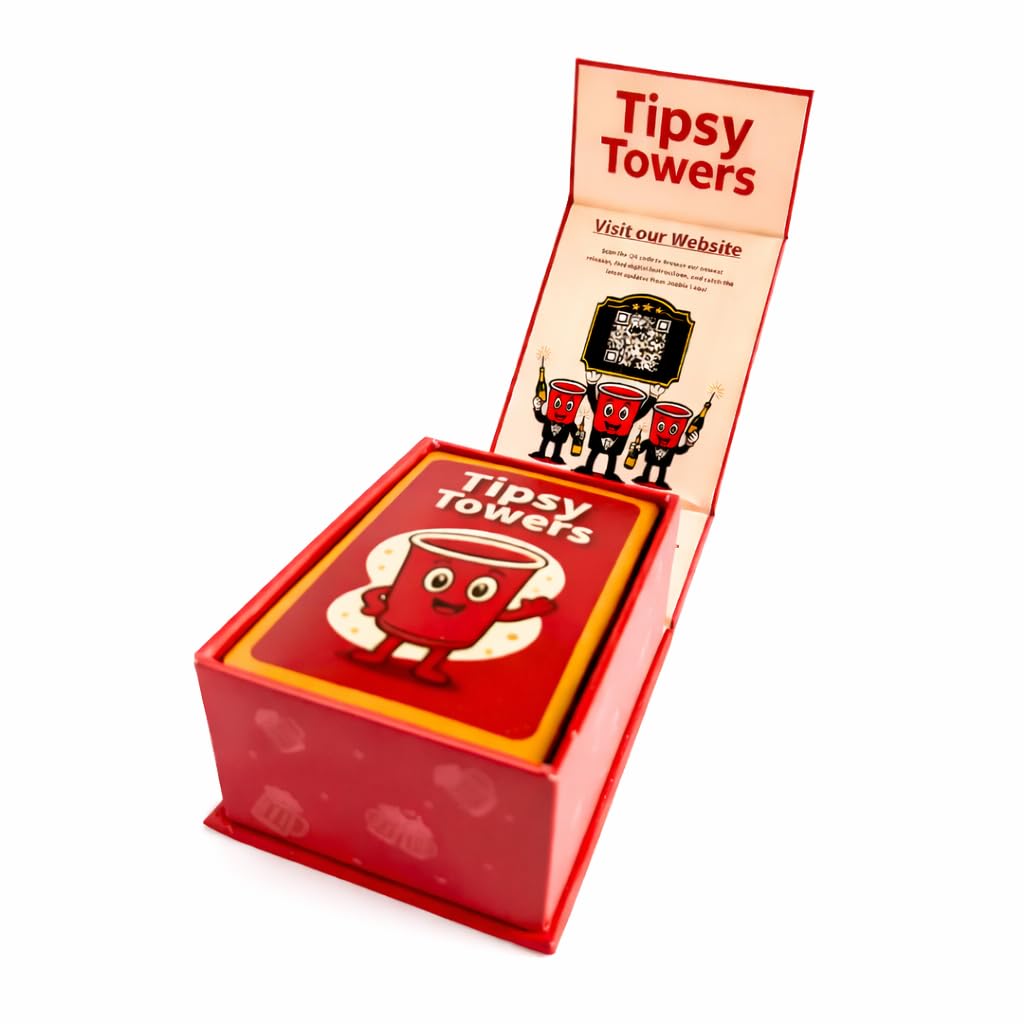 Tipsy Towers central-cup emphasizes core action and social suspense for lively rounds.