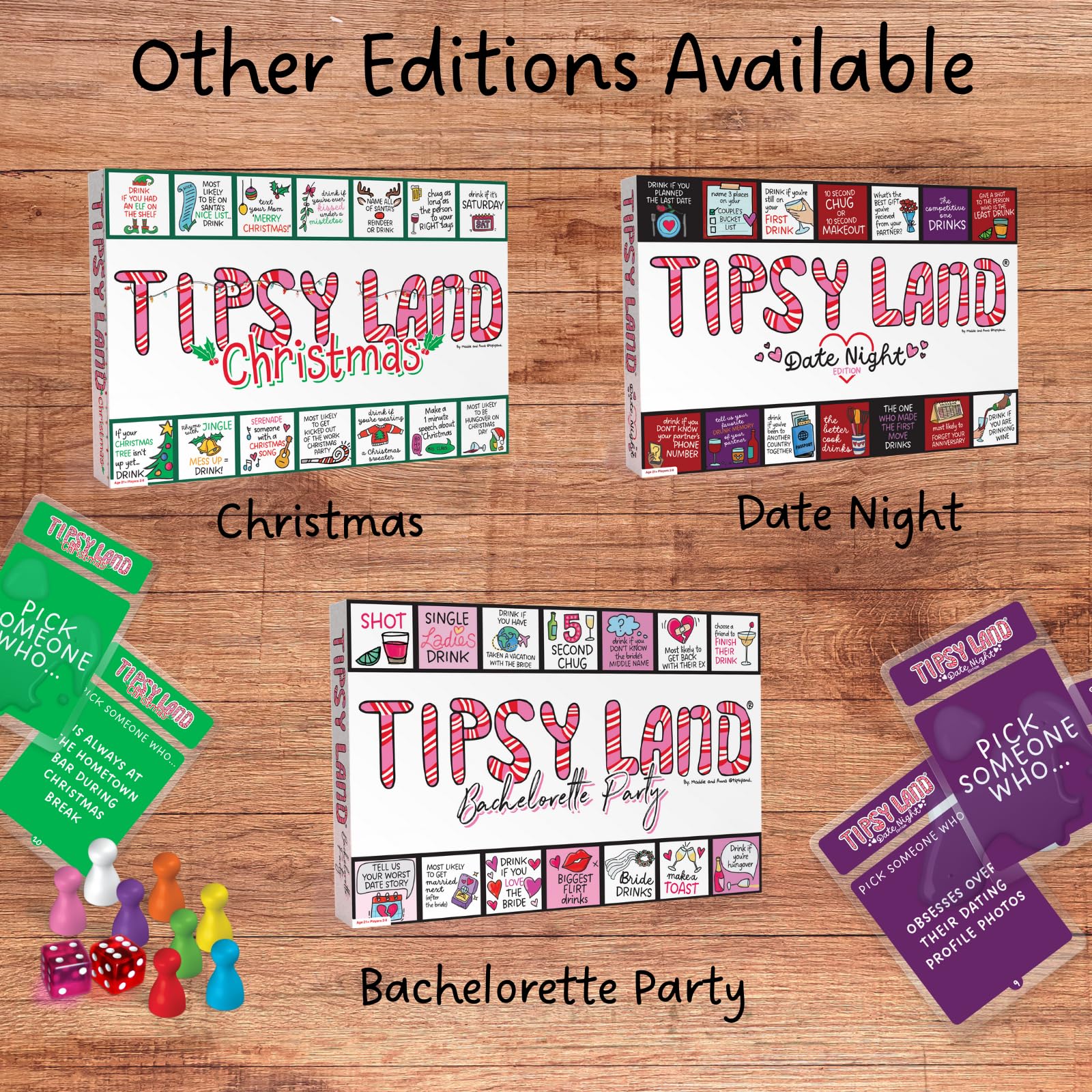 Players engaging with Tipsy Land Original Edition in action during a party.