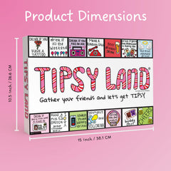 Packaging of Tipsy Land Original Edition presented as a gift-ready item.