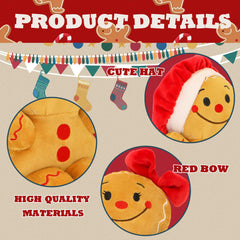 Two-pack Tiralia gingerbread plush set for sharing at home