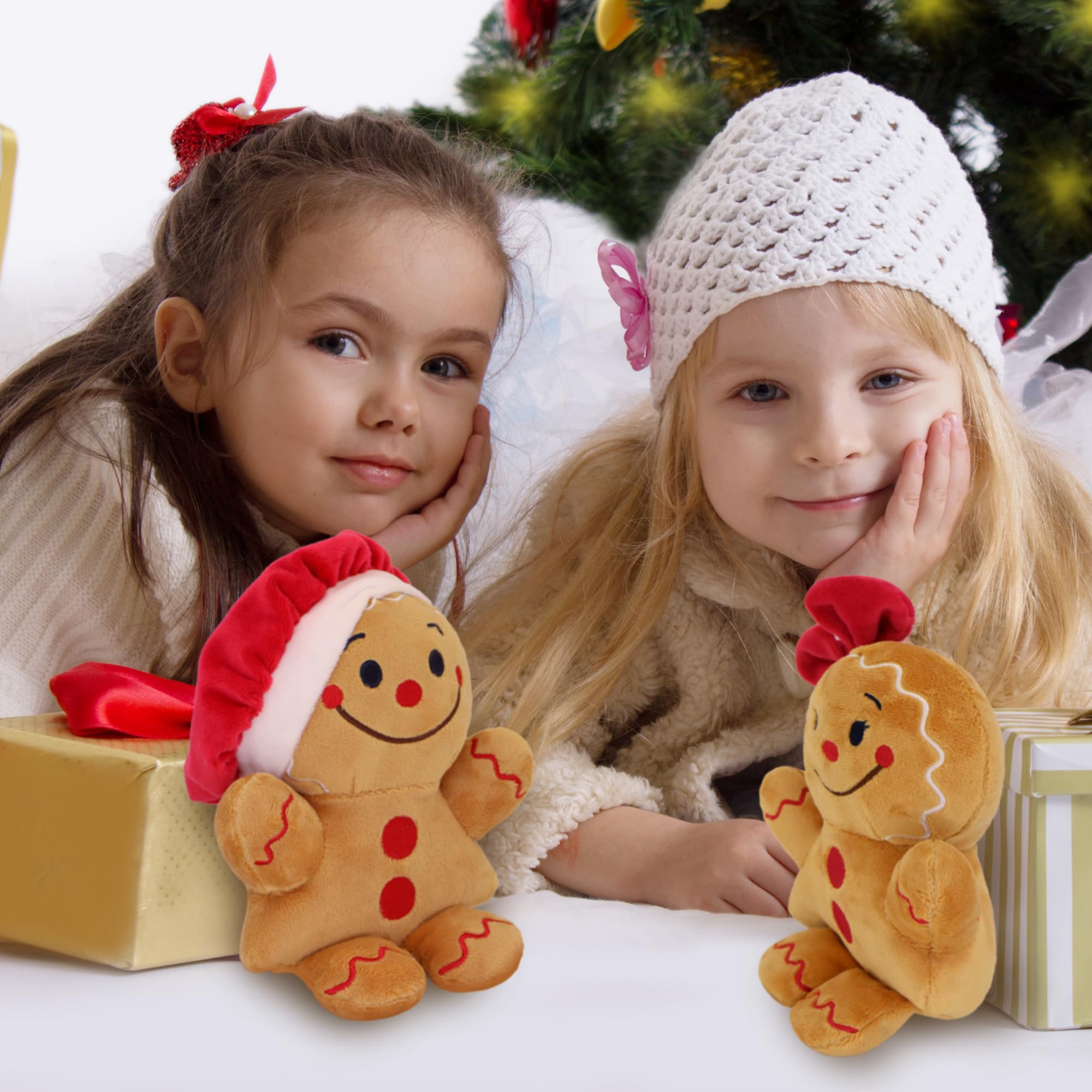 Tiralia gingerbread plush gift packaging ready for the holidays