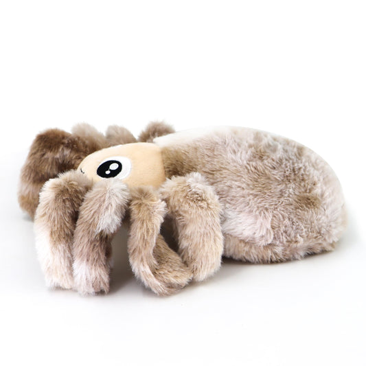 Tiralia spider plush cozy snuggle scene offers warmth and comfort.