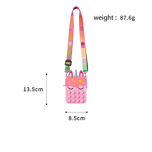 Tirdkid rainbow strap purse promotes easy carrying and vibrant style