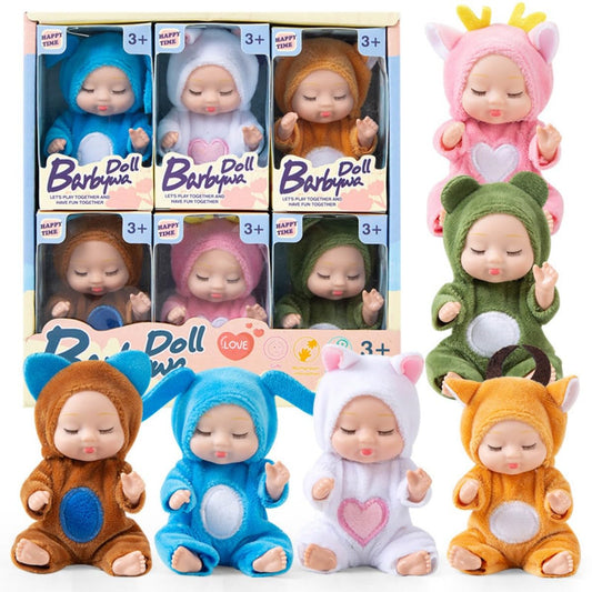 TISDEN 4-inch mini doll wearing bee pajamas sparks imaginative playtime