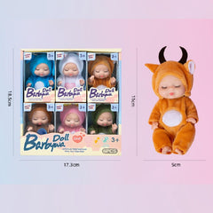 TISDEN 4-inch mini doll in rabbit pajamas promotes storytelling and companionship