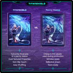 TitanShield 100-micron protection offers stronger card defense.