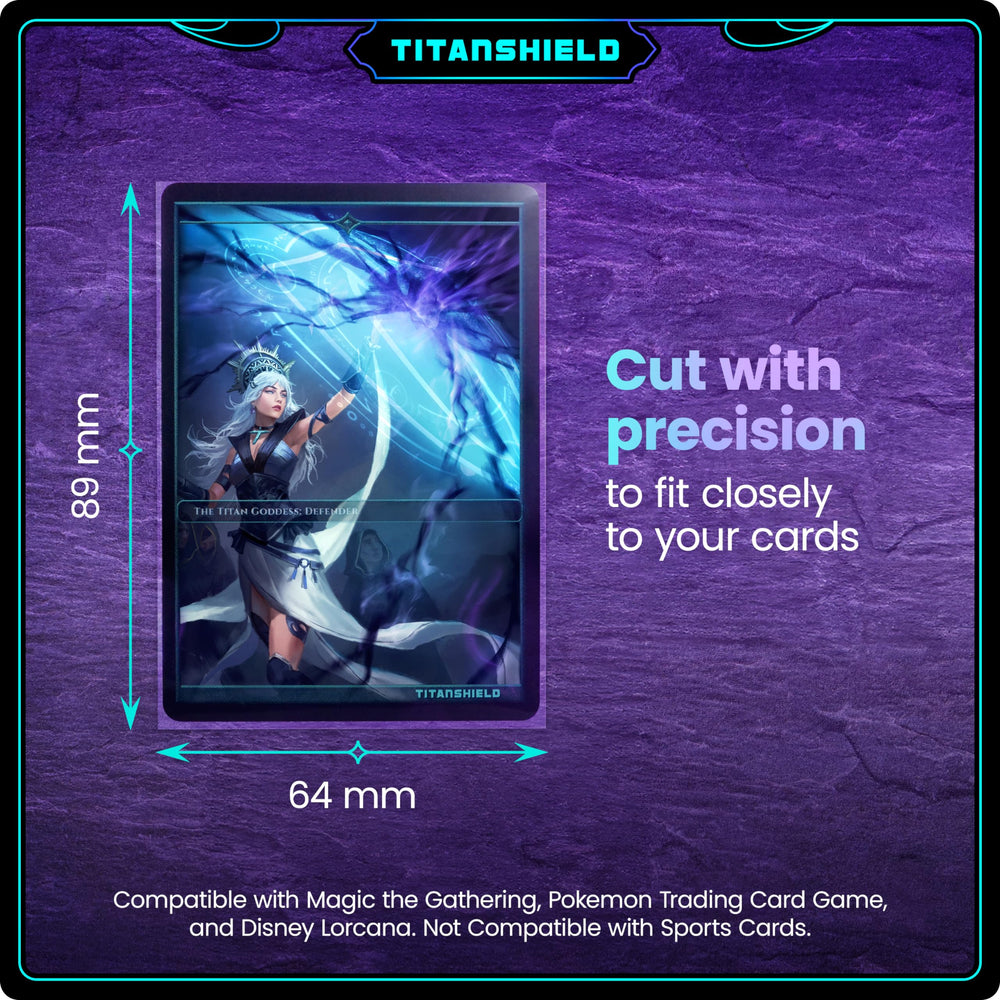 TitanShield clear front-back sleeves offer high visibility and durability