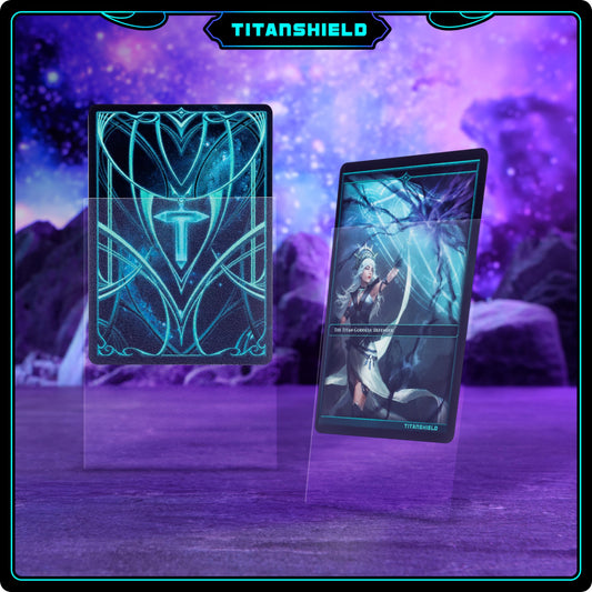 TitanShield dual-textured front-back sleeves for smooth shuffling.