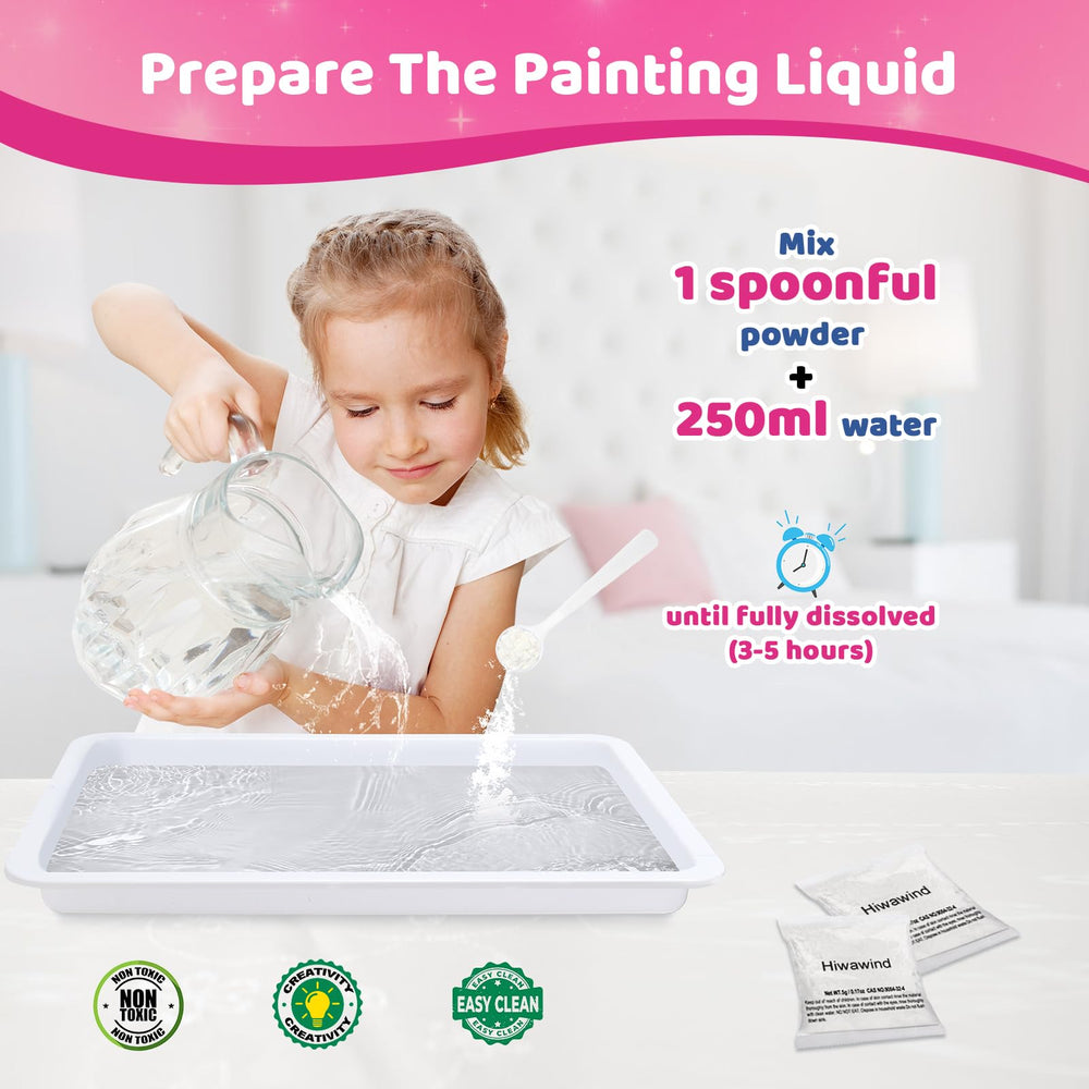 Marbling pipette and spreader tools for precise color transfer