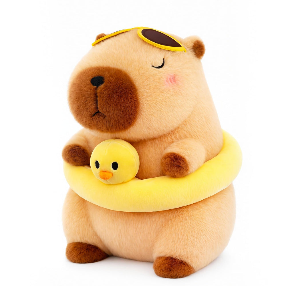 TITQWOP Capybara Plush 12-inch, a soft cuddle buddy for cozy hugs.
