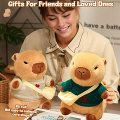 TITQWOP capybara plush wearing hat for cute styling
