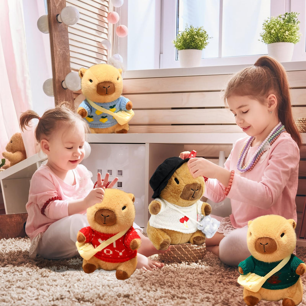 TITQWOP capybara plush hat set for creative outfits