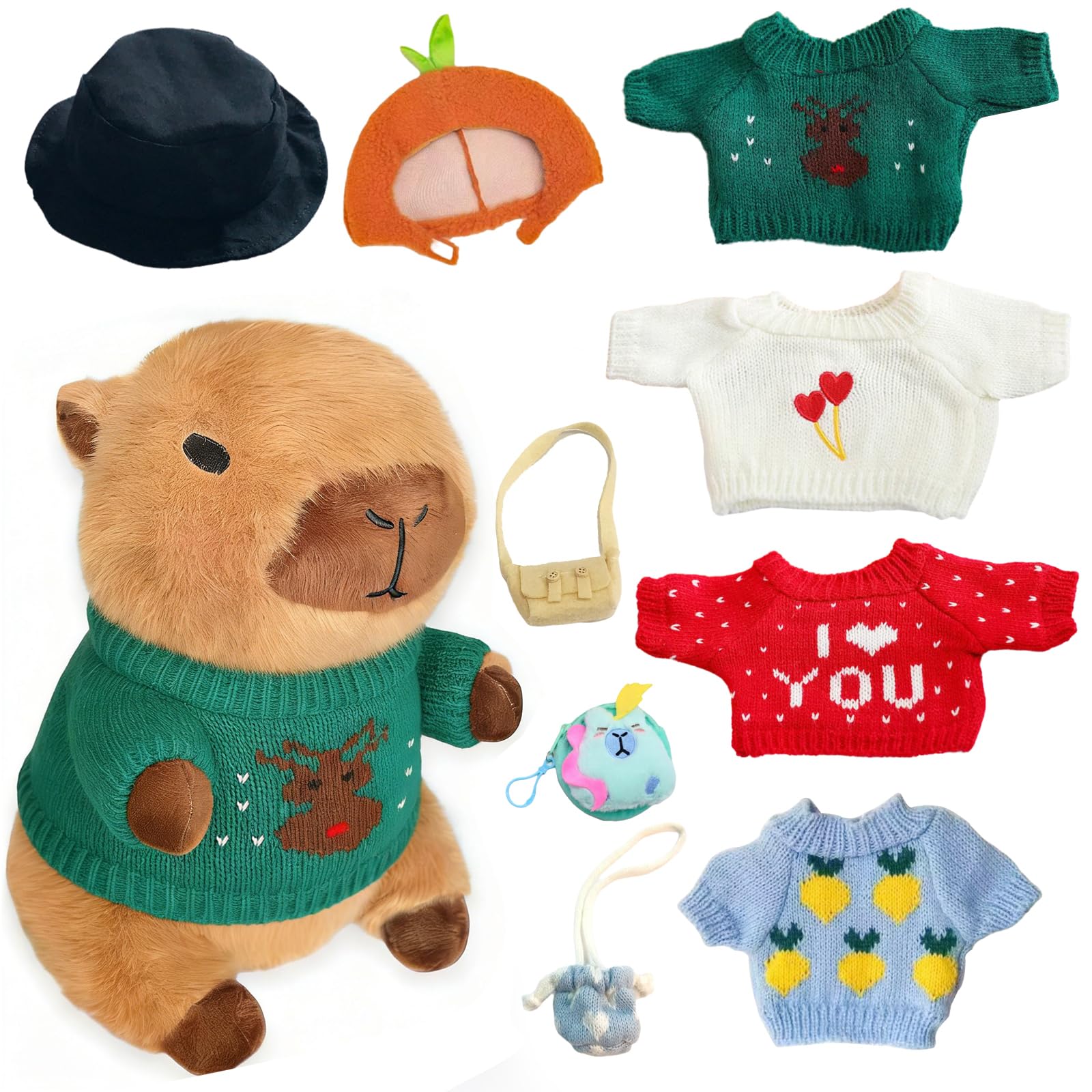 TITQWOP capybara plush set ready for cuddles and imaginative play