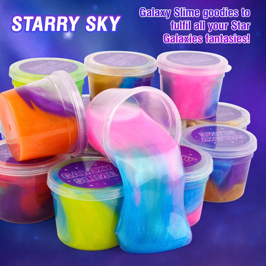 Titrith jar-packed slime toys show five color variants for sensory play