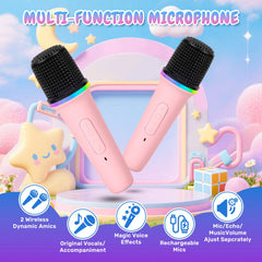 Tivioa Mini Karaoke connected via Bluetooth 5.3 for stable streaming.