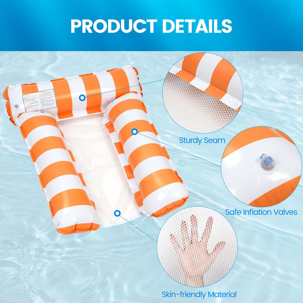 TIWISSES ergonomic headrest cushion adds comfort during sunbathing
