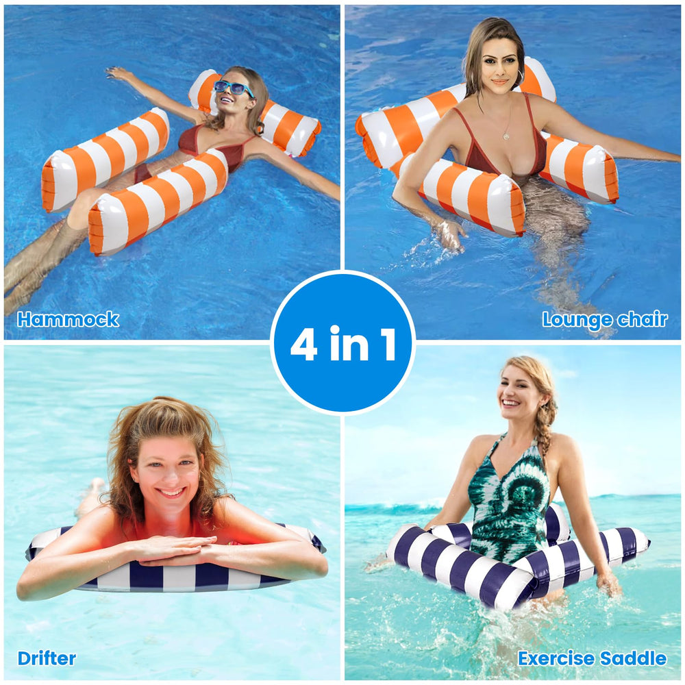 TIWISSES portable float with quick inflate/deflate for travel