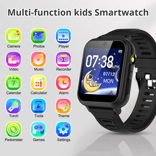 Tixpc Kids Smart Watch games boost coordination while children have fun learning.