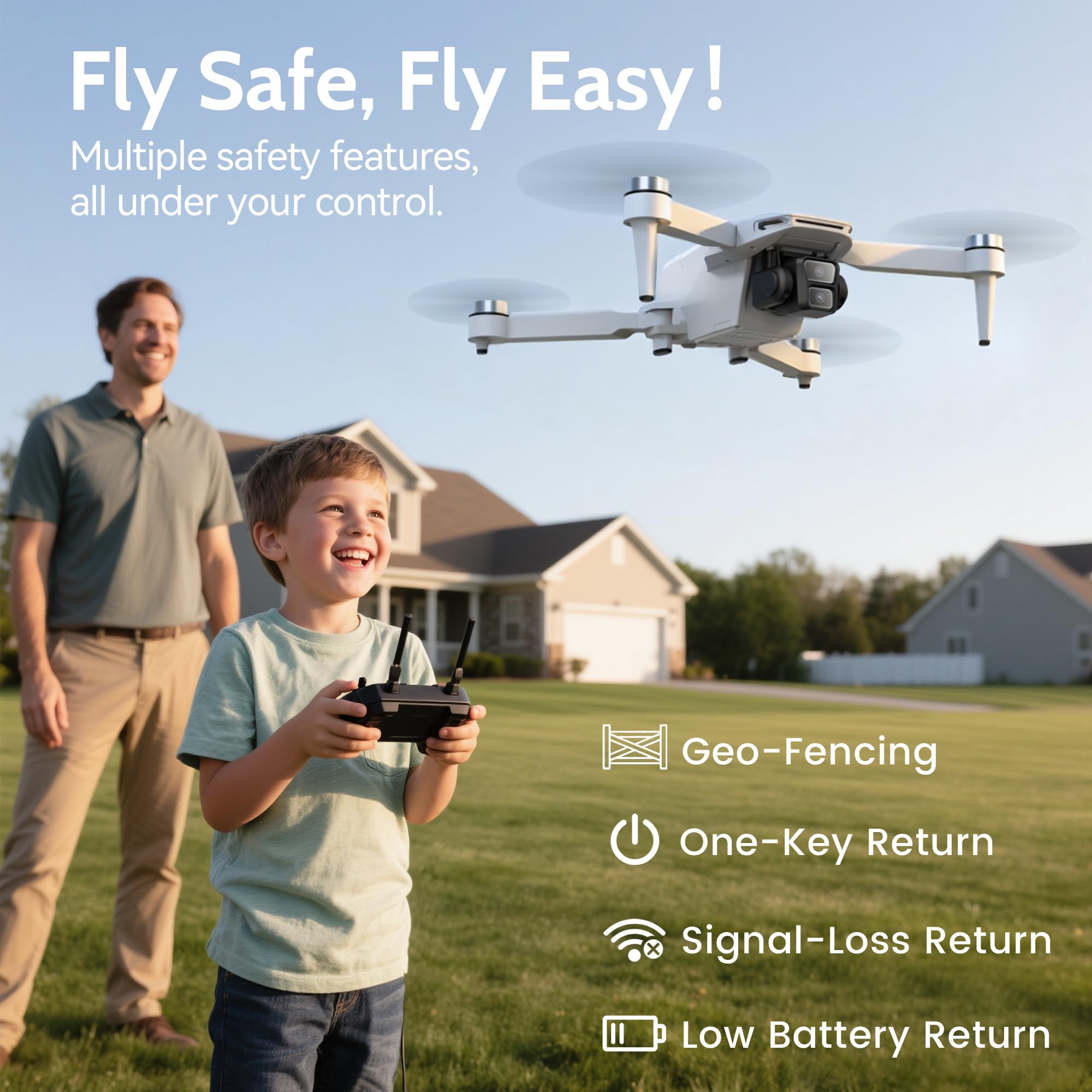TizzyToy 50-minute flight with two batteries for extended sessions.