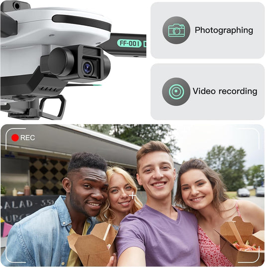 TizzyToy drone with 110-degree wide-angle lens for expansive scenery