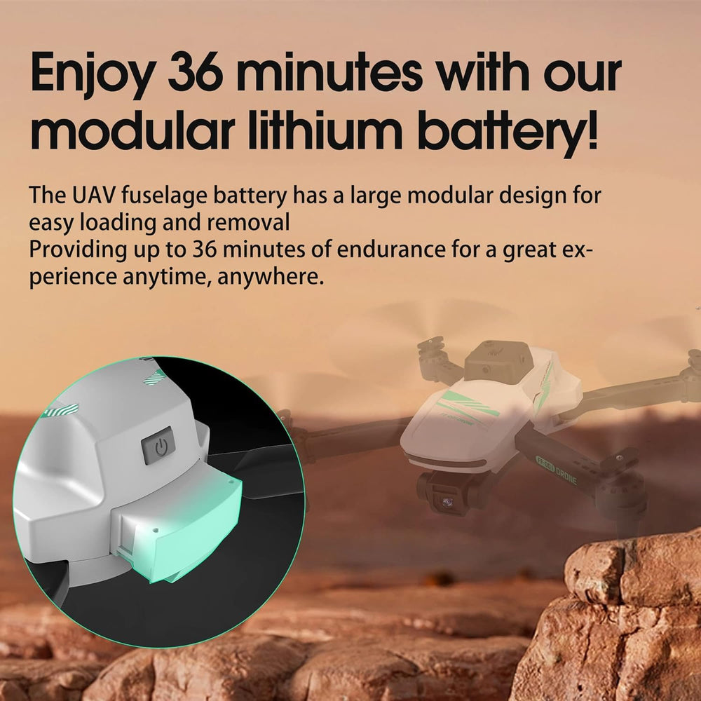 TizzyToy drone performing a 360-degree flip for dynamic action