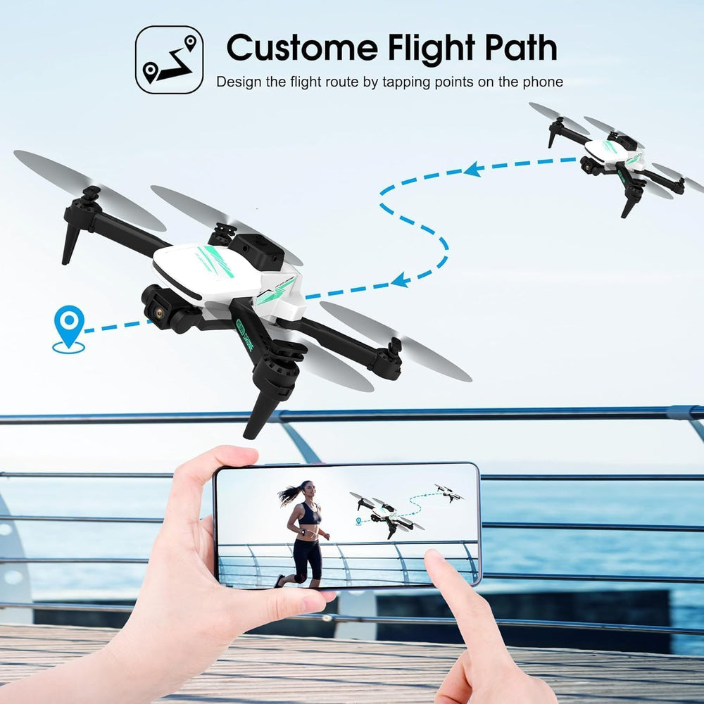 TizzyToy drone app control showing real-time panoramic view and easy sharing