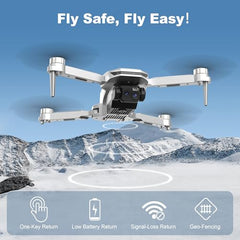 TizzyToy GPS Drone 90-degree adjustable lens enables flexible framing.