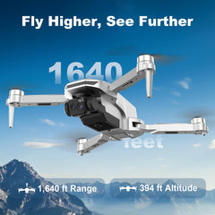 TizzyToy GPS Drone brushless motor ensures quiet, durable flights.