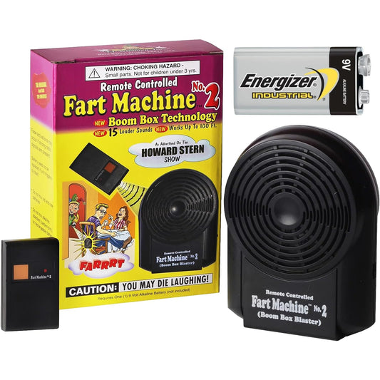 T.J. Wisemen Fart Machine boom box delivers louder, lifelike sounds.
